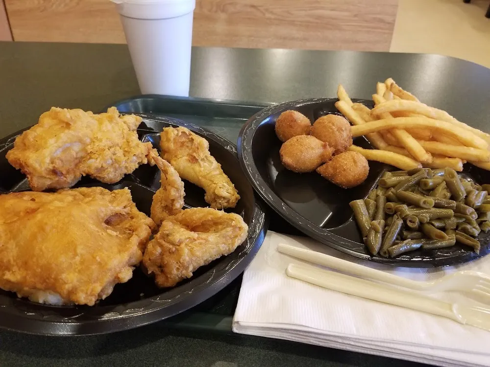 1 2 Fried Chicken Plate